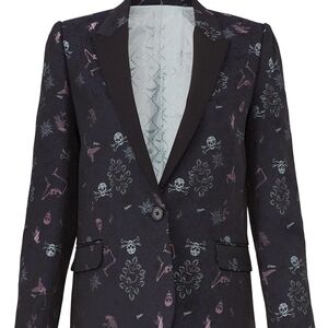 Zadig and voltaire blazer with Tattoo design